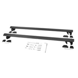 Багажник на рейлинги Amos Alfa для CITROEN C4 PICASSO МИНИВЭН 2006-2013 5 дв., с черными крыловидными дугами 85 мм х 130 см с замками