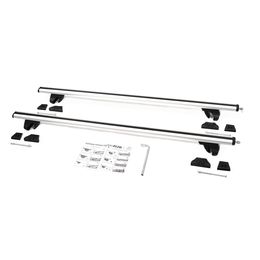 Багажник на рейлинги Amos Alfa для FORD MAVERICK КРОССОВЕР 2001-2003 3 дв. 5 дв., с аэродинамическими дугами 55 мм х 120 см с замками