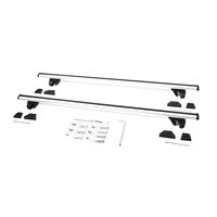 Багажник на рейлинги Amos Alfa для MERCEDES VIANO W638 МИНИВЭН 1996-2003 5 дв., с аэродинамическими дугами 55 мм х 165 см без замка