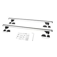 Багажник на рейлинги Amos Alfa для CITROEN C3 XTR ХЭТЧБЕК 2004- 5 дв., с аэродинамическими дугами 55 мм х 120 см без замка