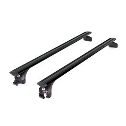 Багажник Amos BOSS для MITSUBISHI ASX КРОССОВЕР 2010- 5 дв., с черными крыловидными дугами 80 мм х 120 см, с замками