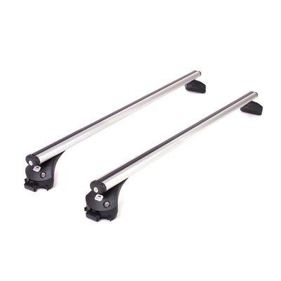 Багажник Amos BOSS для SUZUKI S-CROSS SX4 КРОССОВЕР 2014- 5 дв., с аэродинамическими дугами 53 мм х 120 см, с 2 замками