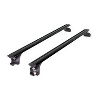 Багажник Amos BOSS для SUBARU FORESTER КРОССОВЕР 1997-2002 5 дв., с черными крыловидными дугами 80 мм х 120 см, с замками