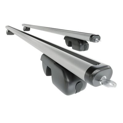 Багажник Amos Nowy для JEEP CHEROKEE KK КРОССОВЕР 2008-2013 5 дв., с аэродинамическими дугами 53 мм х 130 см с замками