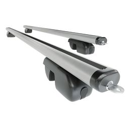 Багажник Amos Nowy для TOYOTA LAND CRUISER PRADO 120 КРОССОВЕР 2002-2009 5 дв., с аэродинамическими дугами 53 мм х 120 см с замками