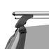Багажник на крышу для TOYOTA YARIS II ХЭТЧБЕК 2005-2014, с дугами 1,1м аэро-классик, скобой за дверной проем Lux фото 1 заказать - Интернет-магазин Msk-Auto.com
