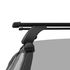 Багажник на крышу для NISSAN TIIDA C13 ХЭТЧБЕК 2015-, с дугами 1,2м прямоугольными, скобой за дверной проем Lux фото 1 заказать - Интернет-магазин Msk-Auto.com