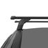 Багажник на крышу для HAVAL H5 ВНЕДОРОЖНИК 2020- с низкими рейлингами, дуги 1,1м прямоугольные, на интегрированные рейлинги, черный Lux фото 1 заказать - Интернет-магазин Msk-Auto.com