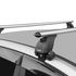 Багажник на крышу для KIA CERATO IV СЕДАН 2018-, дуги 1,2м аэро-классик, скобой за дверной проем, серый Lux фото 2 заказать - Интернет-магазин Msk-Auto.com