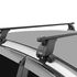 Багажник на крышу для HYUNDAI CRETA КРОССОВЕР 2016-, дуги 1,2м прямоугольные, скобой за дверной проем, черный Lux фото 2 заказать - Интернет-магазин Msk-Auto.com