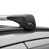 Багажник на крышу для KIA SOUL III ХЭТЧБЕК 2019- с низкими рейлингами, дуги аэро-трэвэл, на интегрированные рейлинги, серый Lux фото 2 заказать - Интернет-магазин Msk-Auto.com