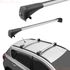 Багажник на крышу для RENAULT KOLEOS II ВНЕДОРОЖНИК 2017- с низкими рейлингами, дуги аэро-трэвэл, на интегрированные рейлинги, серый Lux фото 5 заказать - Интернет-магазин Msk-Auto.com