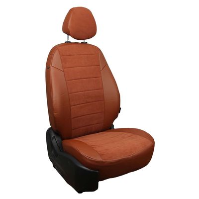 Чехлы на сиденья для  MAZDA CX-5 II 2017- DRIVE, Алькантара Коричневый + Коричневый