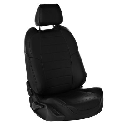 Чехлы на сиденья для  MAZDA CX-5 II 2017- DRIVE, Экокожа Чёрный + Чёрный