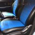 Чехлы на сиденья из экокожи для NISSAN X-TRAIL III, T32 2014-, чёрный/синий  фото 1 заказать - Интернет-магазин Msk-Auto.com