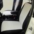 Чехлы на сиденья из экокожи для HYUNDAI SANTA FE II 2006-2012, чёрный/белый  фото 1 заказать - Интернет-магазин Msk-Auto.com