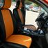 Чехлы на сиденья из экокожи для УАЗ ПАТРИОТ 2015-, чёрный/оранжевый  фото 1 заказать - Интернет-магазин Msk-Auto.com