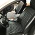 Чехлы на сиденья из экокожи для KIA CERATO IV 2018-, вставка ромб, чёрный/чёрный  фото 1 заказать - Интернет-магазин Msk-Auto.com