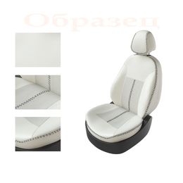 Авточехлы для OPEL ASTRA J 2009- СЕДАН, белый/белый/чёрный