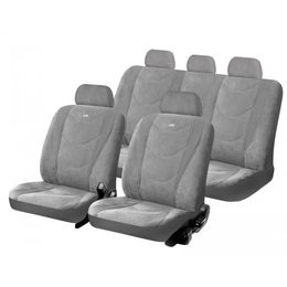 Чехлы на сиденья трикотаж «CRUISE», светло-серый/светло-серый/светло-серый, универсальные, 10303