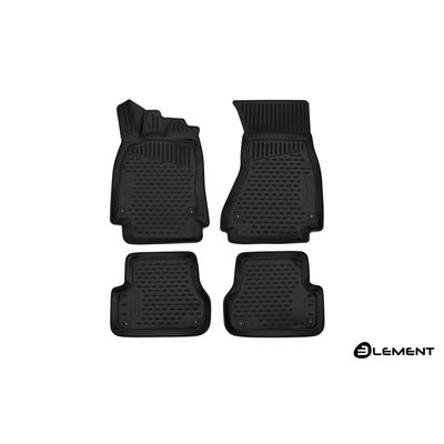 Коврики 3D в салон для AUDI A6 III, C7 2012-, Avant, Allroad, без перчаточного ящика