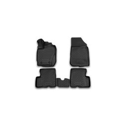 Коврики 3D в салон для RENAULT DUSTER 2015-, с ручкой для дистанционного открытия лючка бензобака