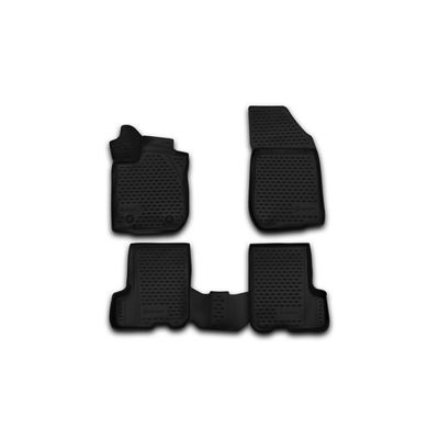 Коврики 3D в салон для RENAULT SANDERO, SANDERO STEPWAY 2014-