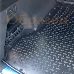Коврик в багажник для LADA VESTA CROSS универсал 2015-2019, нижний, полиуретан