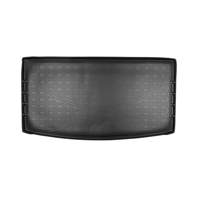 Коврик в багажник для Volkswagen Teramont (2017) (разложенный 3 ряд) Полиуретан Чёрный