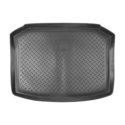 Коврик в багажник для SEAT Ibiza HB (2006- 2008-) Полиуретан Чёрный