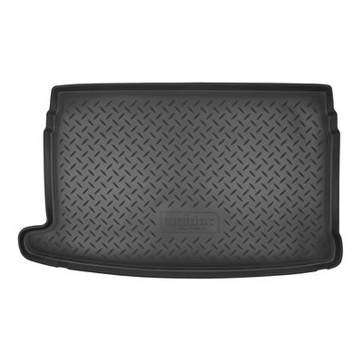 Коврик в багажник для Volkswagen Polo HB (2009-) Полиуретан Чёрный