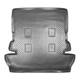 Коврик в багажник для Toyota Land Cruiser 200 (7 мест) (2007-) Полиуретан Чёрный