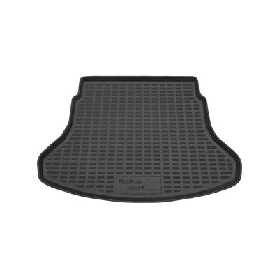 Коврик в багажник для Kia Rio IV IV Рестайлинг седан 2017-, полиуретановый коврик багажника