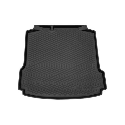 Коврик в багажник для Skoda Rapid I I Рестайлинг II лифтбек 2012-2023, без карманов, пластиковый коврик багажника