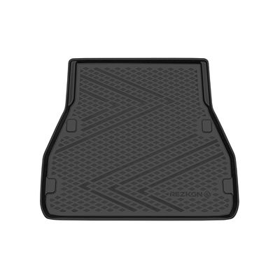 Коврик в багажник для Toyota Land Cruiser 300 Series внедорожник 5 дв. 2021-, пластиковый коврик багажника