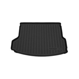 Коврик в багажник для Kia Seltos I I Рестайлинг внедорожник 5 дв. 2019-, с сабвуфером, пластиковый коврик багажника