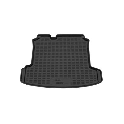 Коврик в багажник для Volkswagen Polo V V Рестайлинг седан 2009-2020, полиуретановый коврик багажника