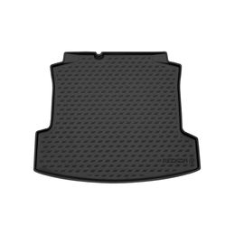 Коврик в багажник для Volkswagen Polo V V Рестайлинг седан 2009-2020, полиуретановый коврик багажника