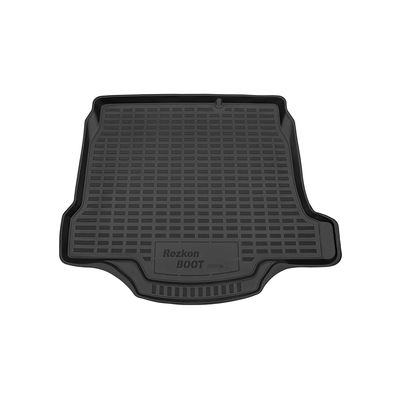 Коврик в багажник для Mazda 3 II (BL) II (BL) Рестайлинг седан 2008-2013, полиуретановый коврик багажника