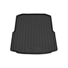 Коврик в багажник для Skoda Octavia III (A7) III (A7) Рестайлинг лифтбек 2013-2023, без карманов, полиуретановый коврик багажника