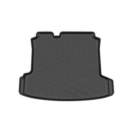 Коврик в багажник для Volkswagen Polo V V Рестайлинг седан 2009-2020, пластиковый коврик багажника