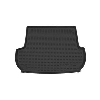 Коврик в багажник для Hyundai Santa Fe II II Рестайлинг внедорожник 5 дв. 2006-2012, пластиковый коврик багажника