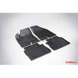 Резиновые коврики Сетка для Hyundai Santa Fe II (педаль газа сверху) 2006-2010