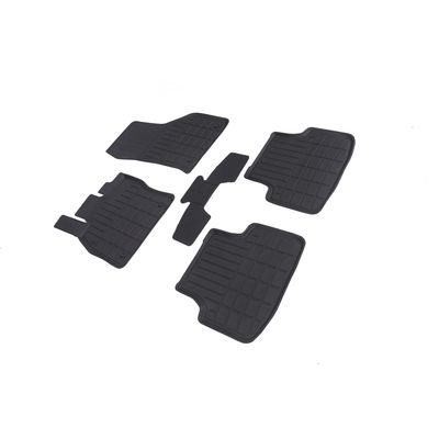 Резиновые коврики в салон для SKODA OCTAVIA A8 2020-