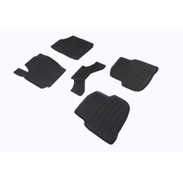 Резиновые коврики в салон для VOLKSWAGEN POLO V СЕДАН 2019-2020, Glonass