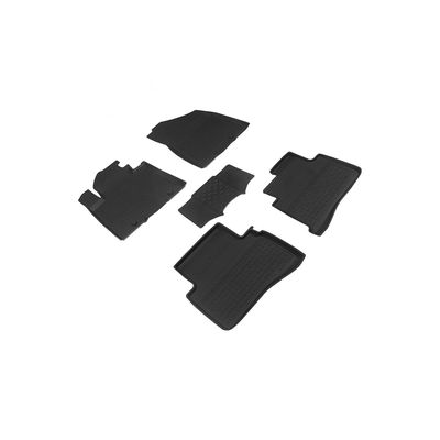 Резиновые коврики с высоким бортом для Hyundai Tucson III (рестайлинг) 2018-2021