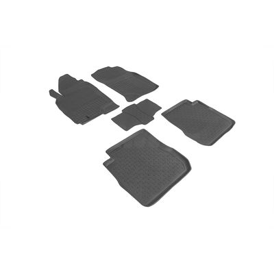 Резиновые коврики с высоким бортом для Mitsubishi Outlander I 2003-2008