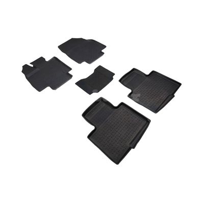 Резиновые коврики с высоким бортом для Toyota Highlander IV 2019-н.в.