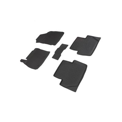 Резиновые коврики с высоким бортом для Ford Ecosport рестайлинг 2017-2019