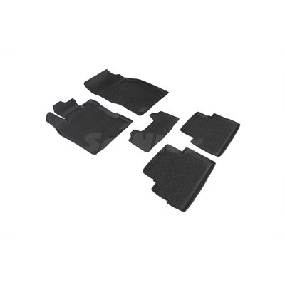 Резиновые коврики с высоким бортом для Nissan Qashqai II (английская сборка) 2014-2016